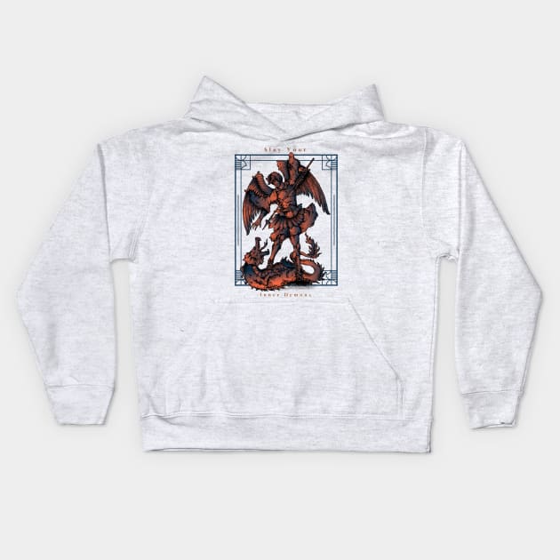 Slay Your Inner Demons Kids Hoodie by Urban Gypsy Designs